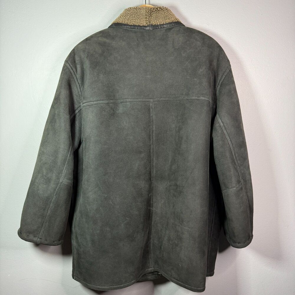 Fontelli Milano Italy Women's Shearling Coat 100% Lambskin Suede Teddy Lined 2XL - Picture 8 of 12